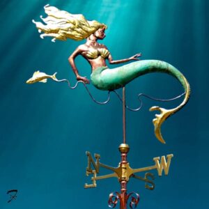 Weathervane Aquatic Mermaid Fantasy