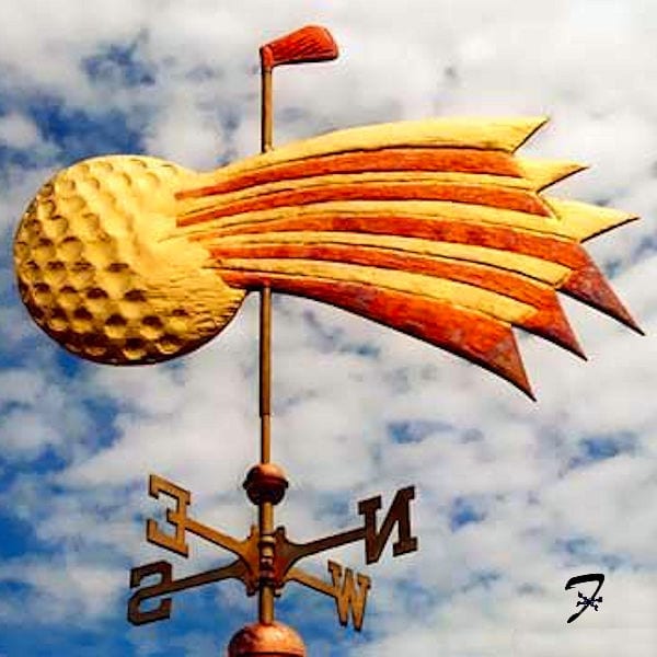 Golf Weathervanes Ferro Weathervanes