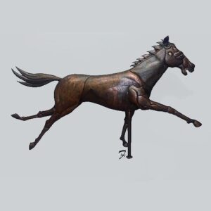 Race Horse Weathervane