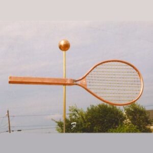 Tennis Racket Weathervane