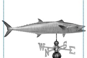 Kingfish Weathervane; Nevins Home – completed