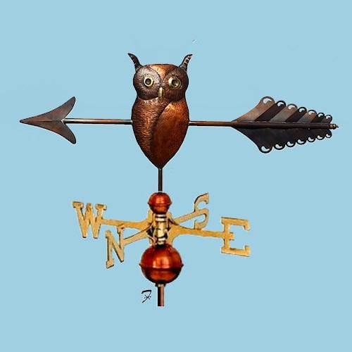 Owl and Arrow Weathervane