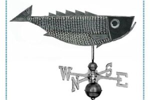 27″ Salty Fish Weathervane; BLUEFIN SUP -completed
