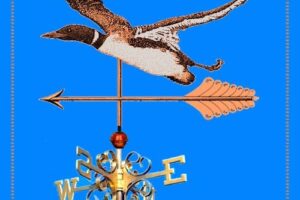 Flying Loon Weathervane; Chevalier Residence – completed