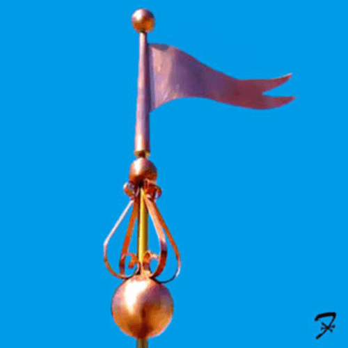 Custom Copper Weathervanes Finials, Spires, Roof Caps, Repairs