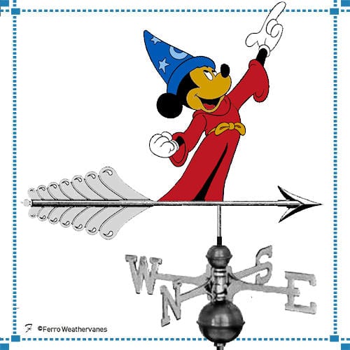 Fantasia Mickey Mouse Weathervane; C. Young – completed