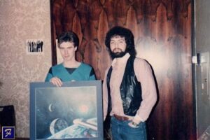 Hanging out with Bob Eggleton in 1985