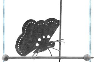 Butterfly Silhouette; Wyckoff Lake house – completed