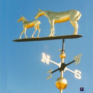 Mare and Foal Weathervane