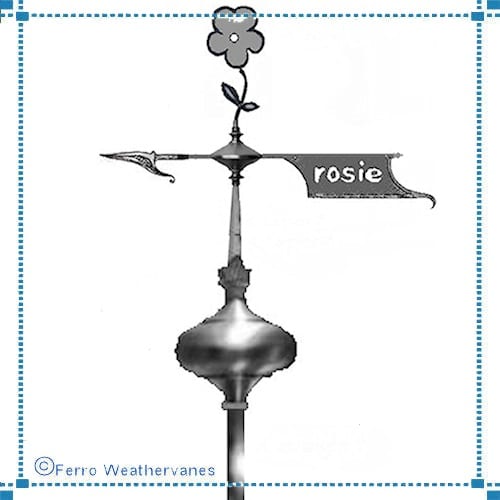 Rosie Logo Finial; Carlino Estate – completed
