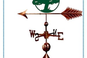Tree Logo Weathervane & Cap; Sciretta project – completed