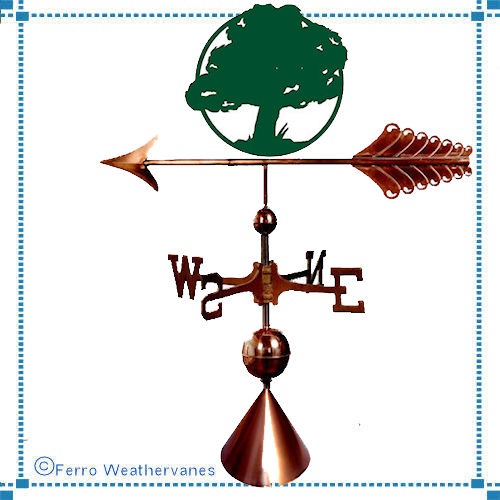 Tree Logo Weathervane & Cap; Sciretta project – completed