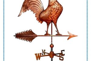 36″ American Rooster Weathervane; Cortese Residence – completed