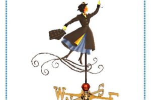 Mary Poppins Weathervane; Lubanko Gardens – completed