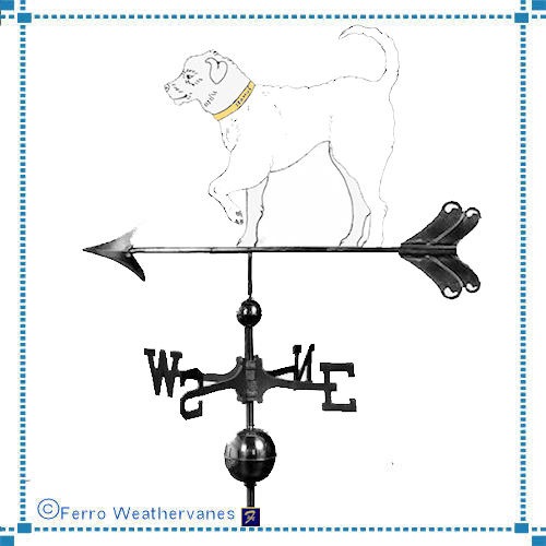 Custom Dog Weathervane ‘Seamus’ – completed