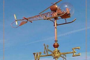 Bell 47 Helicopter Weathervane; Tolson Residence – completed