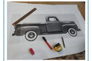 1952 Ford Pickup Truck Weathervane, Parker Residence